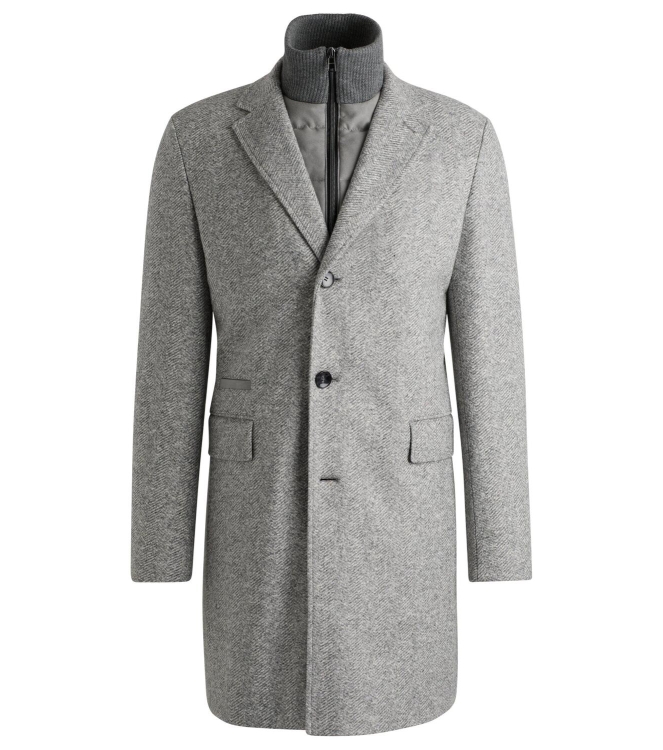 Hugo Boss H-Hyde-J-Bib-Pad-234 10266095 030 Medium grey