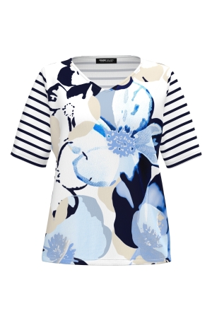 Frank Walder S52Top/TShirt Blue print