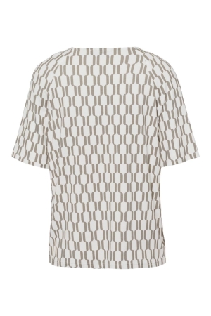 Frank Walder S52Blusenshirts Green print