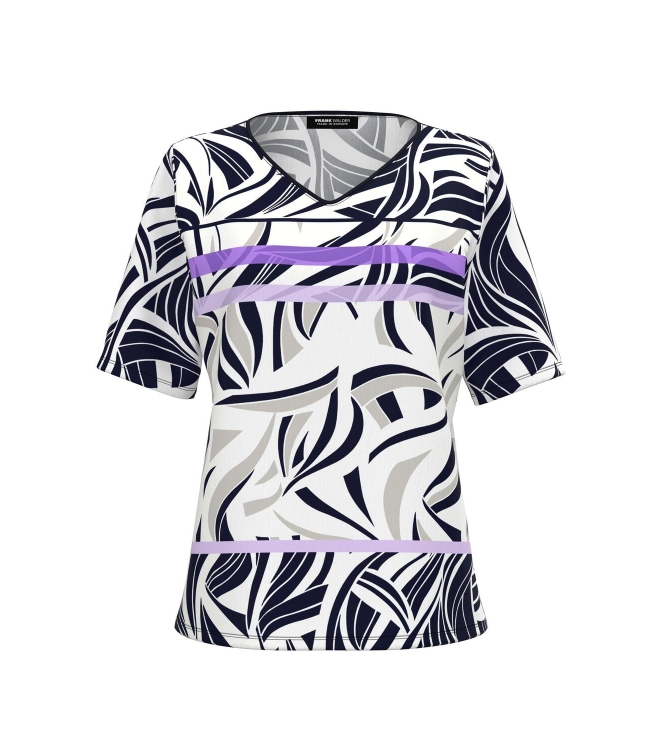 Frank Walder S52Top/TShirt Lila print