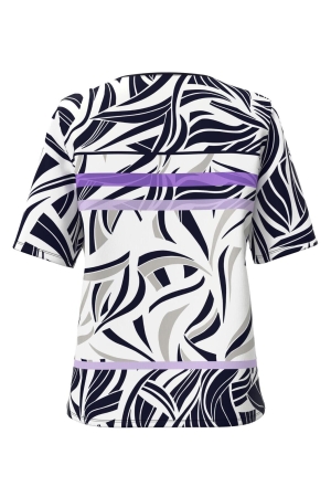 Frank Walder S52Top/TShirt Lila print
