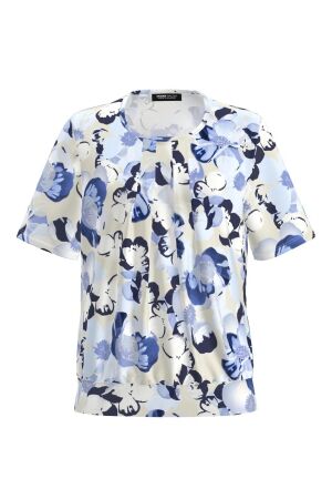 Frank Walder NOSBlusenshirts 577/051 Blue print