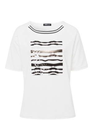 Frank Walder S51Top/TShirt 099 Black print