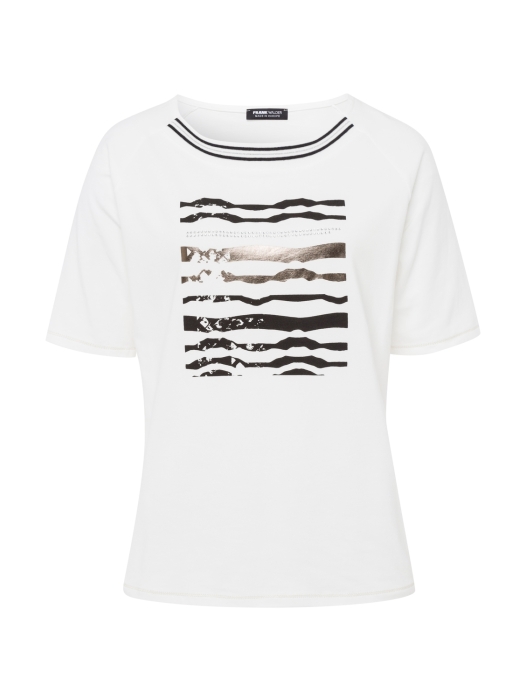 Frank Walder S51Top/TShirt 099 Black print