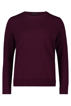 Betty Barclay Strickpullover Kurz 1/1 Arm Dark Aubergine