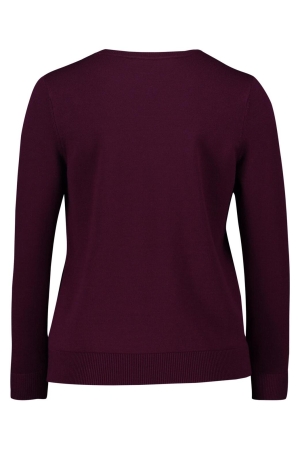 Betty Barclay Strickpullover Kurz 1/1 Arm Dark Aubergine
