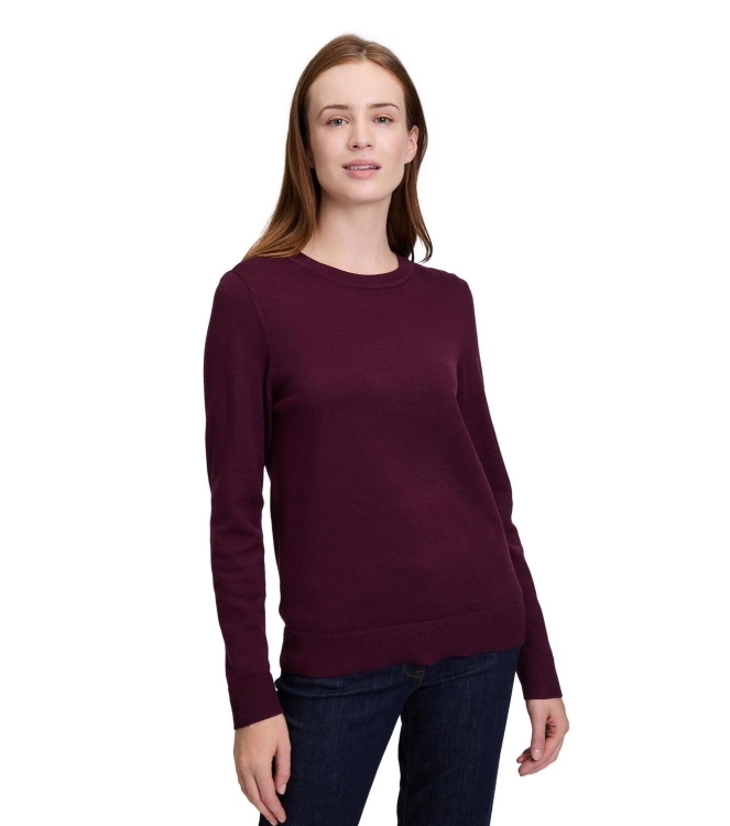 Betty Barclay Strickpullover Kurz 1/1 Arm Dark Aubergine