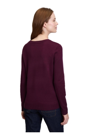 Betty Barclay Strickpullover Kurz 1/1 Arm Dark Aubergine