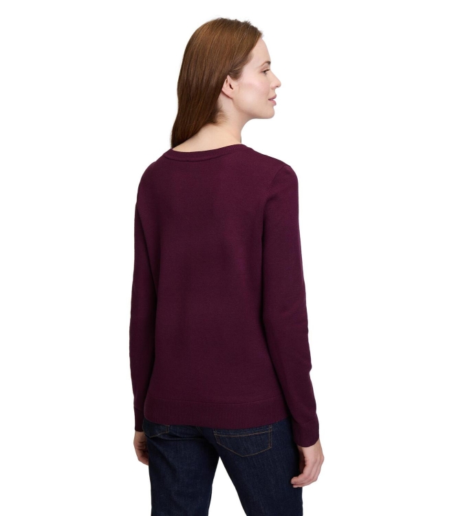 Betty Barclay Strickpullover Kurz 1/1 Arm Dark Aubergine