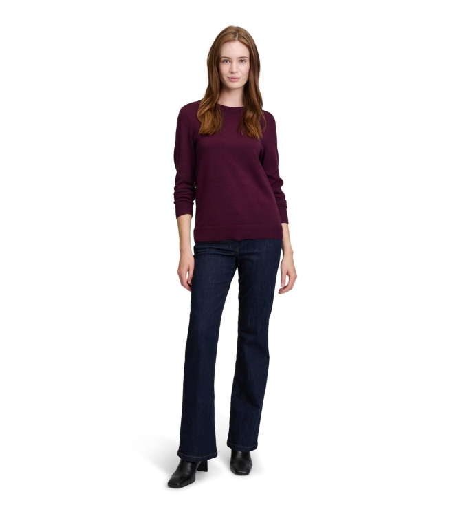 Betty Barclay Strickpullover Kurz 1/1 Arm Dark Aubergine
