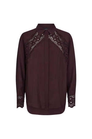Copenhagen Muse Shirt w. lace band 8221 Winetasting