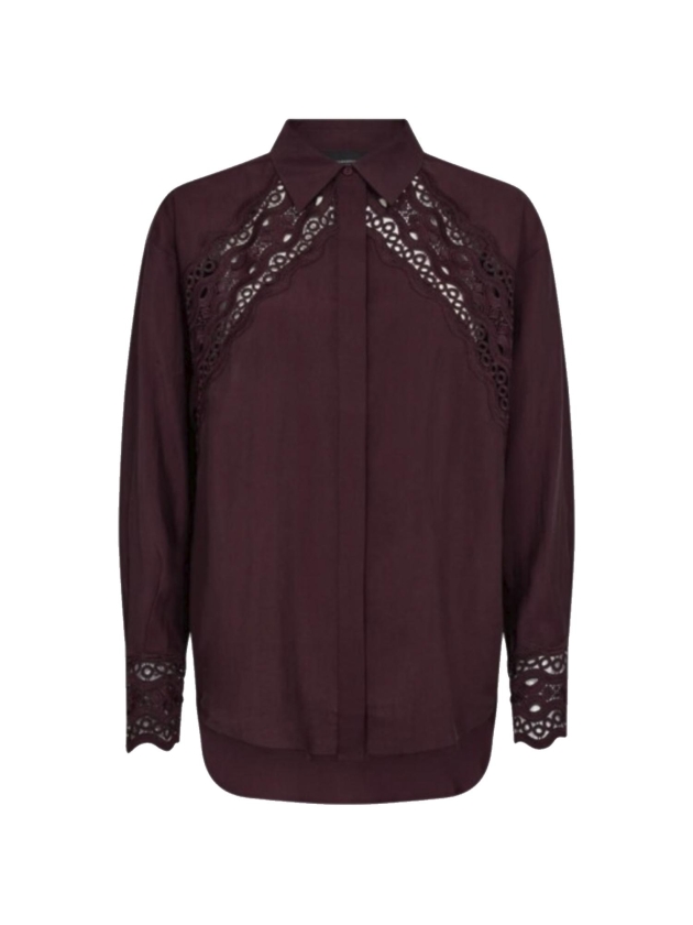 Copenhagen Muse Shirt w. lace band 8221 Winetasting