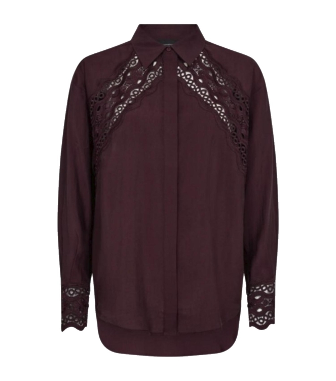 Copenhagen Muse Shirt w. lace band 8221 Winetasting