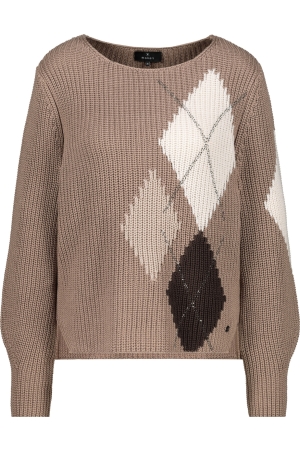 Monari Pullover 553 Milk chocolate