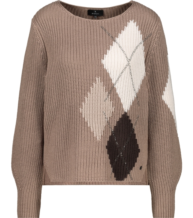 Monari Pullover 553 Milk chocolate