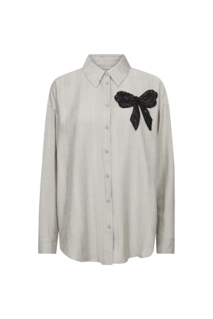 Freequent Sequins bow application Moonbeam w. black