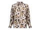 Geisha Blouse AOP leopard 720 Sand/brown/black