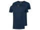 Slater BASIC FIT 2-pack T-shirt O-neck  s/ Navy