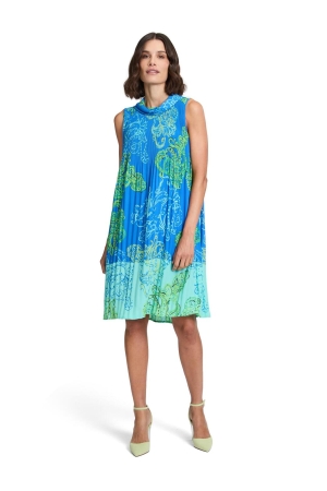 Betty Barclay Kleid Kurz Polyester 5880 Green/blue