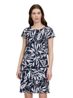 Betty Barclay Kleid Kurz 1/2 Arm 8813 Dark blue/cream