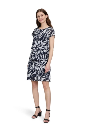 Betty Barclay Kleid Kurz 1/2 Arm 8813 Dark blue/cream