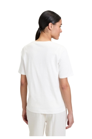 Betty Barclay Shirt Kurz 1/2 Arm 1973 Patch cream/beige