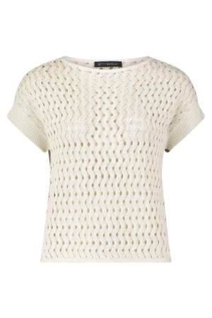 Betty Barclay Strickpullover Kurz 1/2 Arm 1014 Offwhite