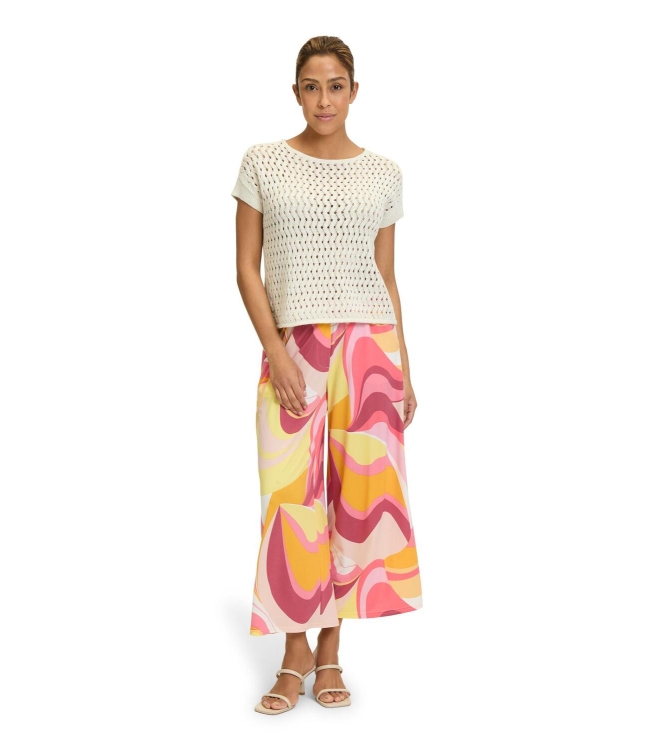 Betty Barclay Strickpullover Kurz 1/2 Arm 1014 Offwhite
