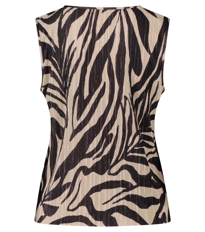 Betty Barclay Bluse Kurz ohne Arm 9875 Black /beige