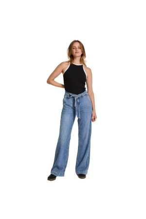 Parami Mira (Scarf) - Daily Denims - D132 D132 Fluid denim