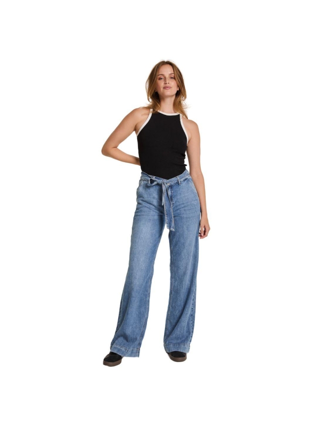 Parami Mira (Scarf) - Daily Denims - D132 D132 Fluid denim