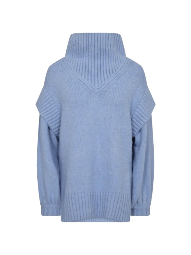 Copenhagen Muse Pullover w.flounce detail 1632 Littie boy blue