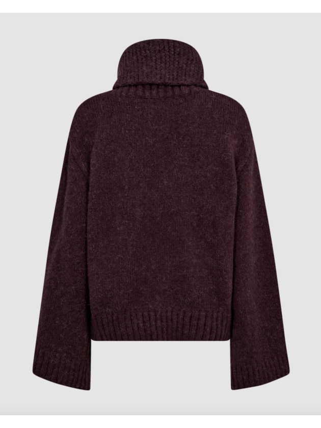 Copenhagen Muse Pullover w.detachable collar 7095 Winetasting Mel