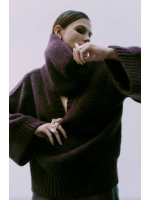 Copenhagen Muse Pullover w.detachable collar 7095 Winetasting Mel