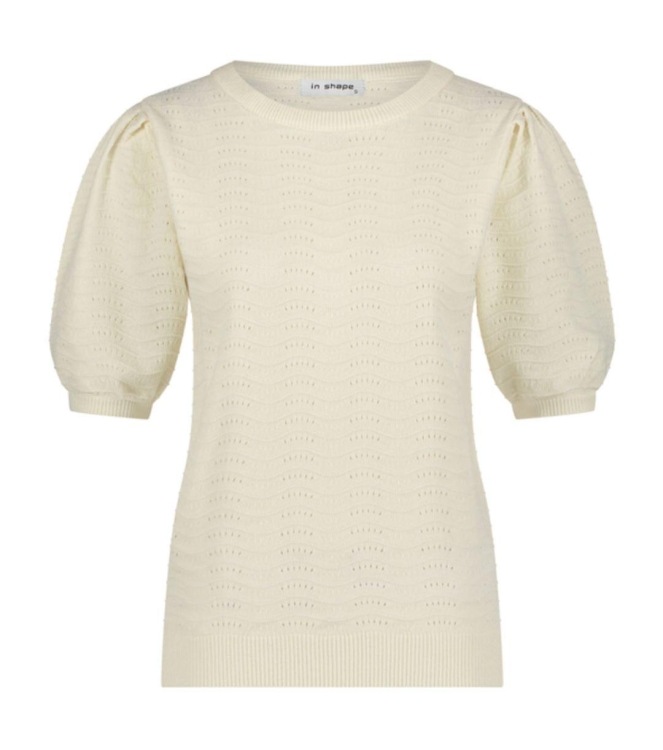 In Shape Pullover Izzy Short Sleeve 112 Off white