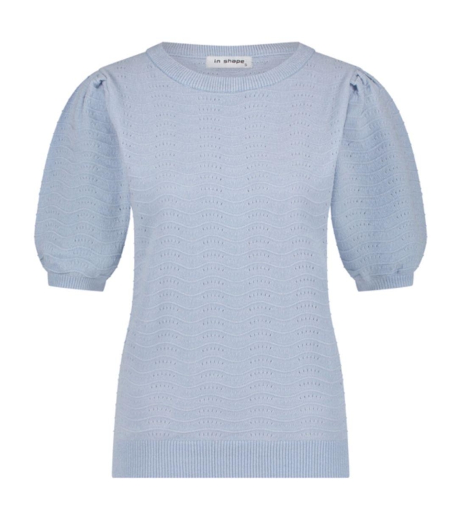 In Shape Pullover Izzy Short Sleeve 230 Sky blue