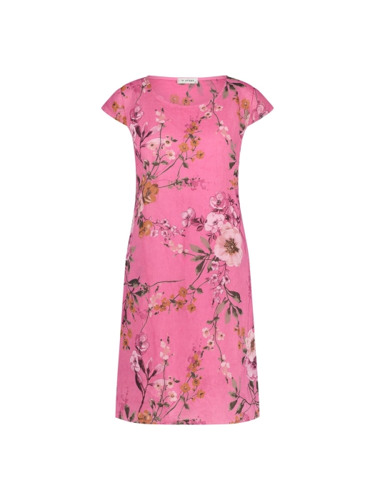 In Shape Dress Fien Romantic Flower 761 fuchsia combi