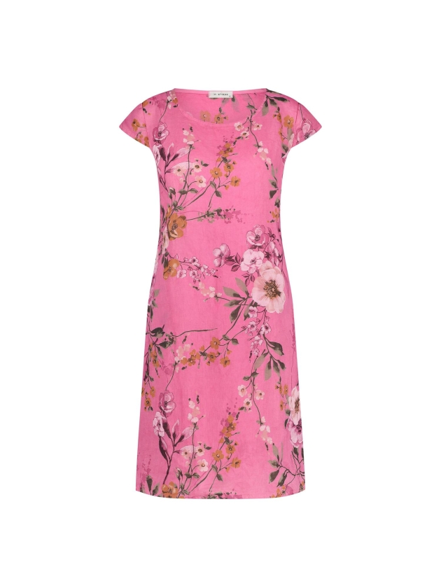 In Shape Dress Fien Romantic Flower 761 fuchsia combi