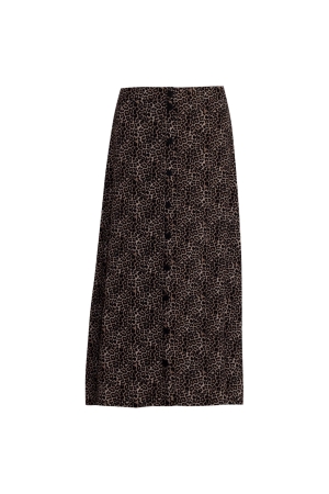 Geisha Skirt leopard 009 Black/sand
