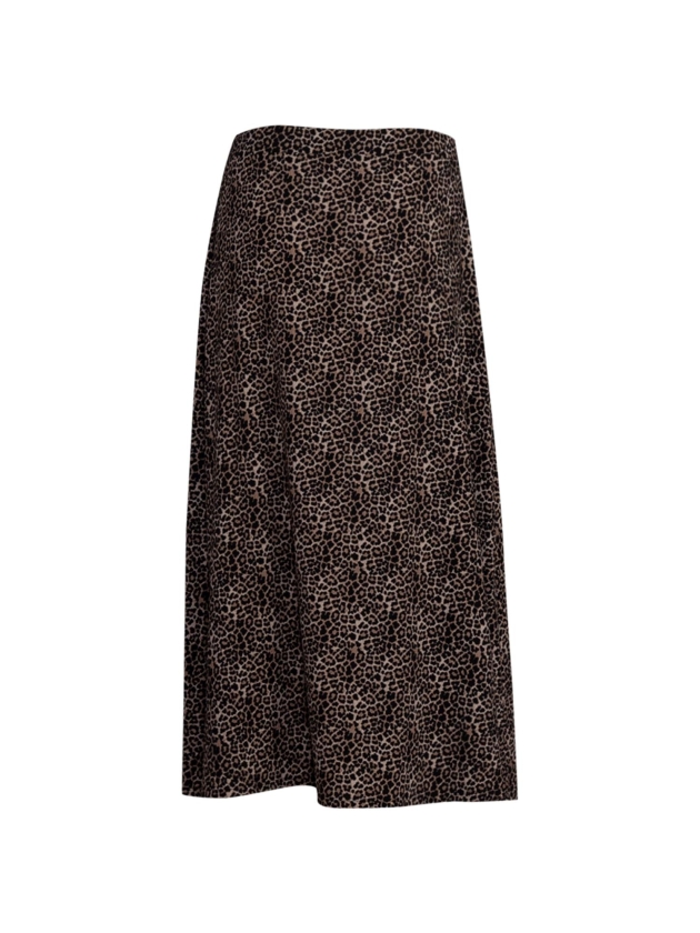 Geisha Skirt leopard 009 Black/sand