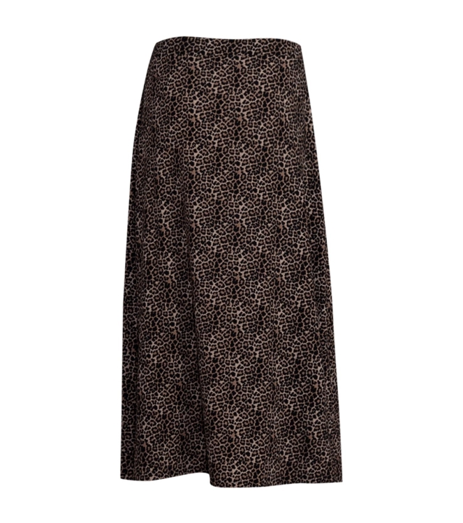 Geisha Skirt leopard 009 Black/sand
