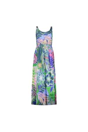 Geisha Dress 00625 Blue/green