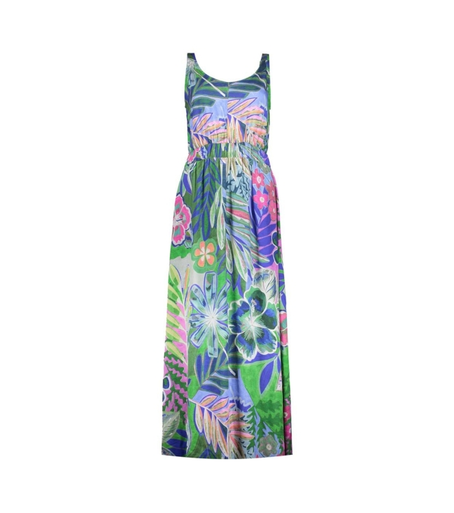Geisha Dress 00625 Blue/green