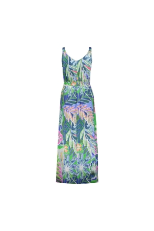 Geisha Dress 00625 Blue/green