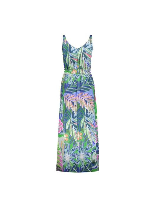 Geisha Dress 00625 Blue/green