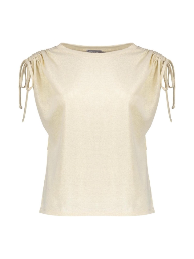 Geisha Top shoulder detail 720 Sand