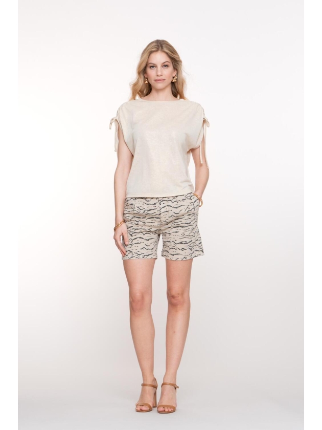 Geisha Top shoulder detail 720 Sand