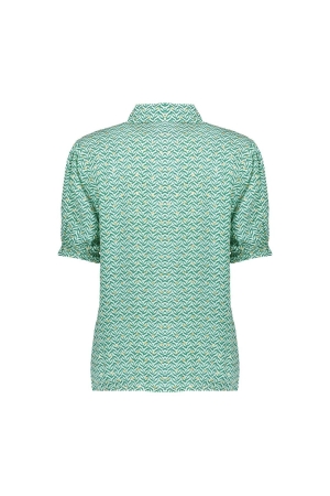 Geisha Blouse 530 Green/gold