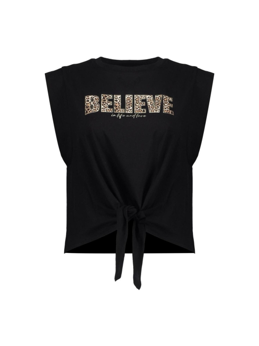 Geisha T-shirt believe animal 999 Black