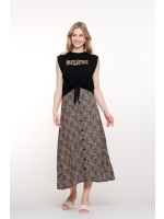 Geisha T-shirt believe animal 999 Black